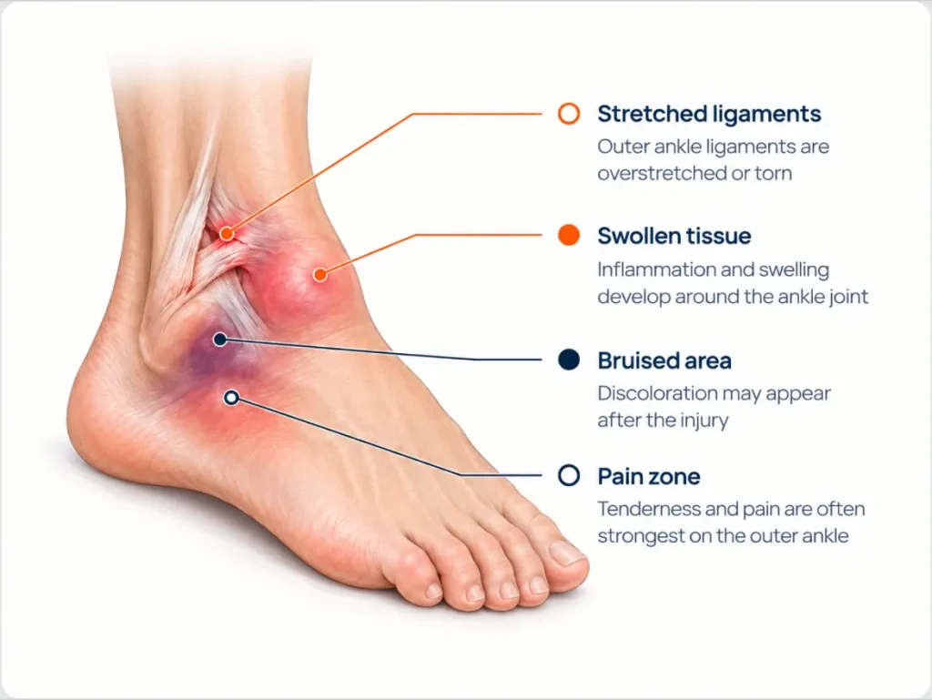 Ankle Sprain Treatment in Calgary at Achilles Foot Clinic