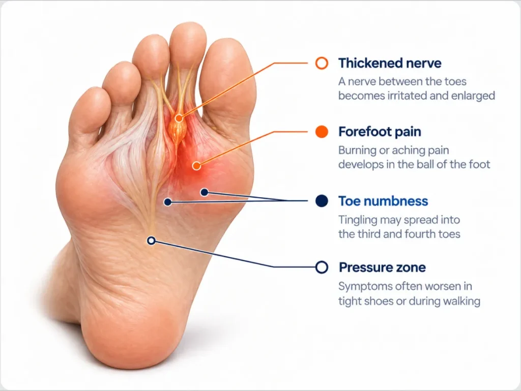 Morton’s Neuroma Treatment in Calgary at Achilles Foot Clinic